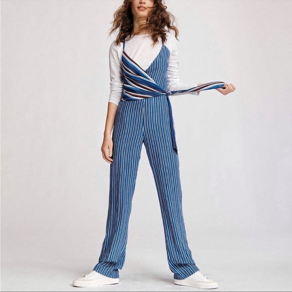 Rag & Bone Felix Striped Silk Jumpsuit - Picture 14 of 16